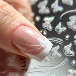 Holografiske Sommerfugle klistermærker, SD-2117, 5D, GNB